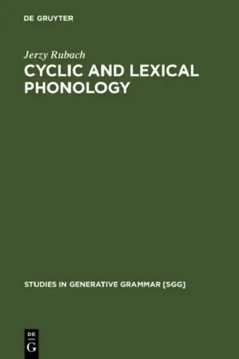 Cover of Cyclic and Lexical Phonology