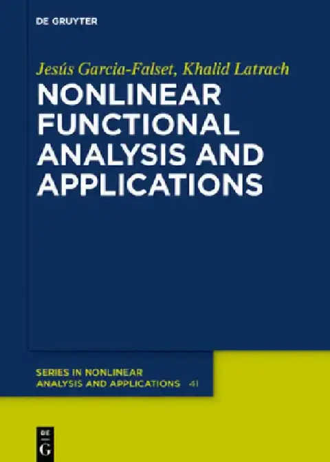 Cover of Nonlinear Functional Analysis and Applications