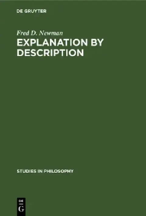 Cover of Explanation by Description