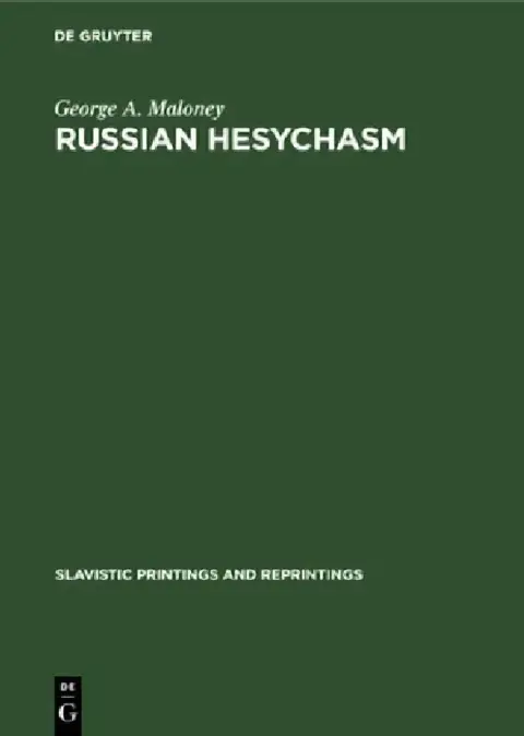 Cover of Russian Hesychasm
