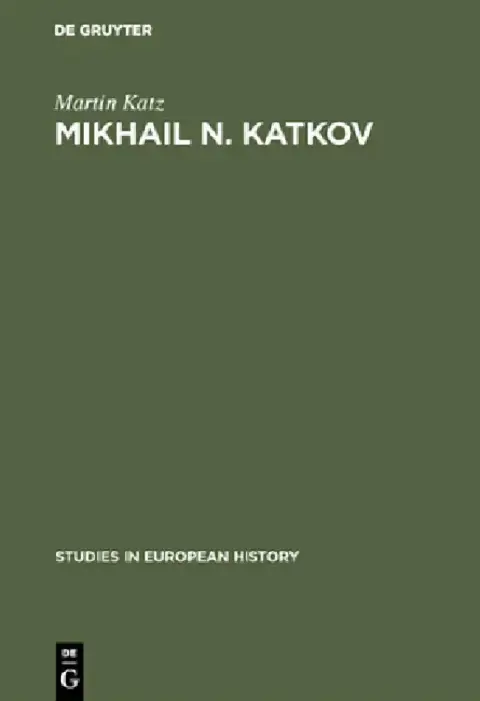 Cover of Mikhail N. Katkov