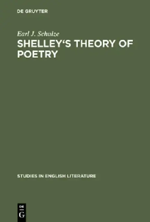 Cover of Shelley's Theory of Poetry