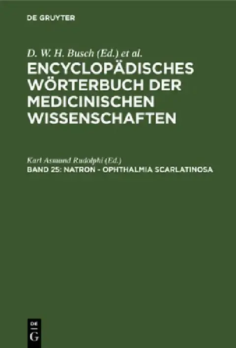 Cover of Natron - Ophthalmia Scarlatinosa