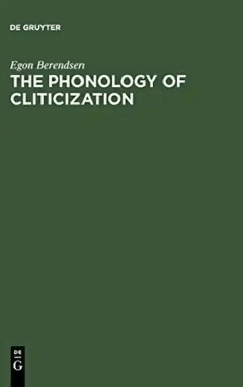 Cover of The Phonology of Cliticization