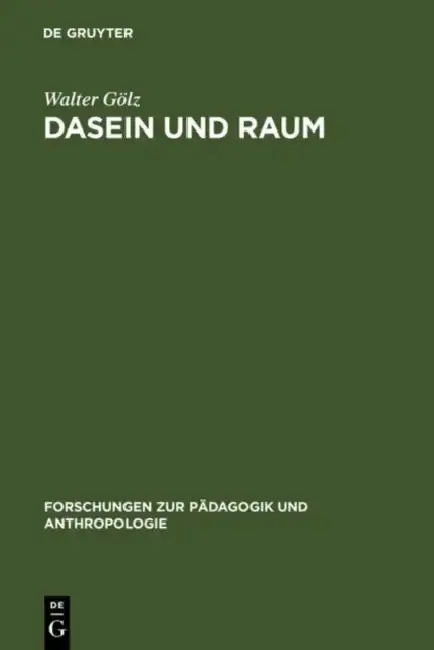 Cover of Dasein und Raum