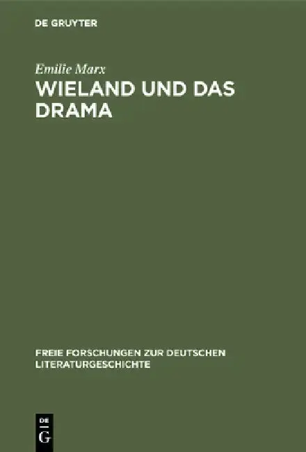 Cover of Wieland und das Drama