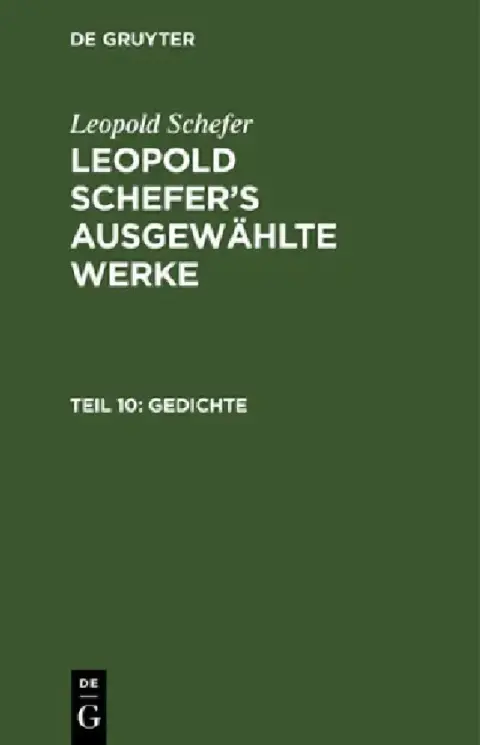 Cover of Gedichte