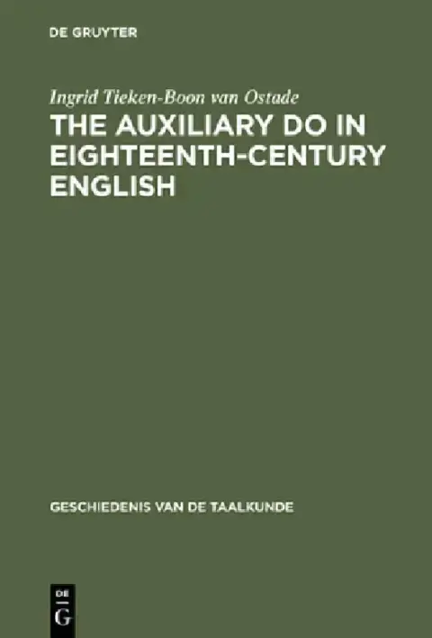 Cover of The Auxiliary Do in Eighteenth-Century English