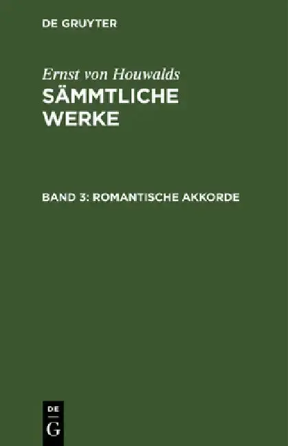 Cover of Romantische Akkorde