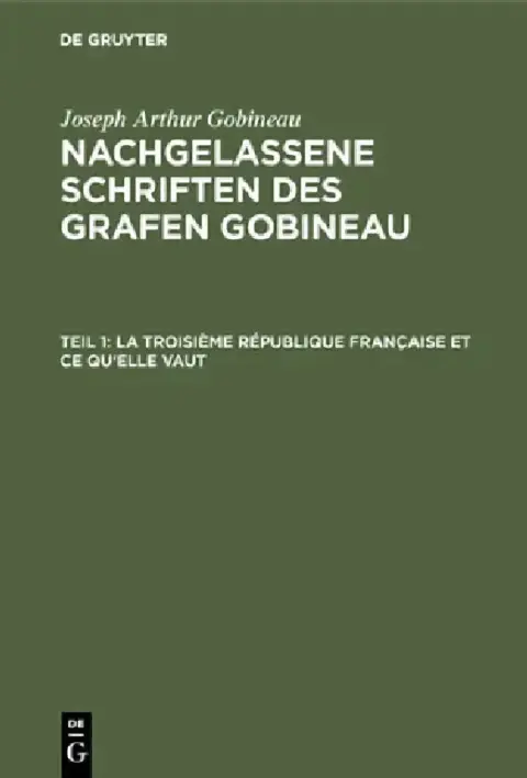 Cover of La Troisième République Française Et CE Qu'elle Vaut