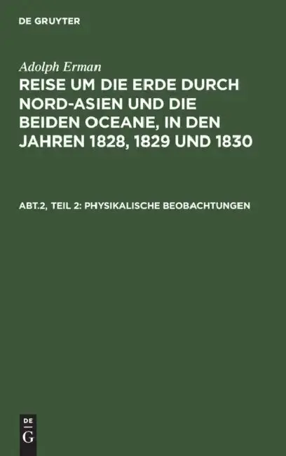 Cover of Inclinationen Und Intensitäten, Declinationsbeobachtungen Auf Der See, Periodische Declinationsveränderungen