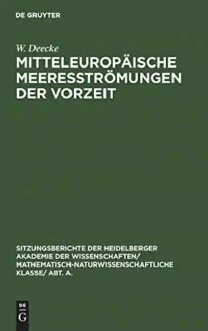 Cover of Mitteleuropäische Meeresströmungen der Vorzeit