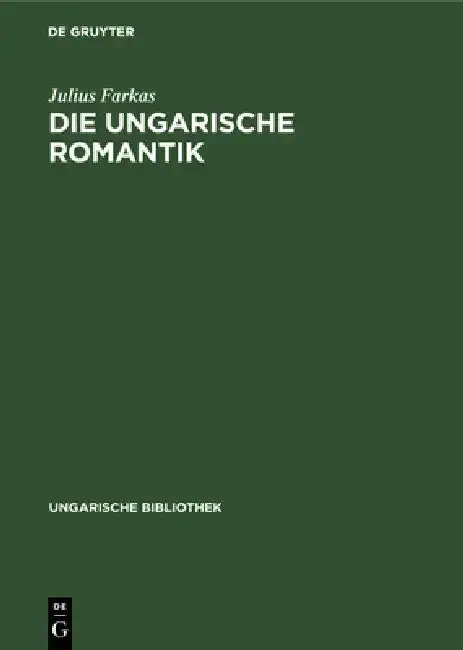 Cover of Die Ungarische Romantik