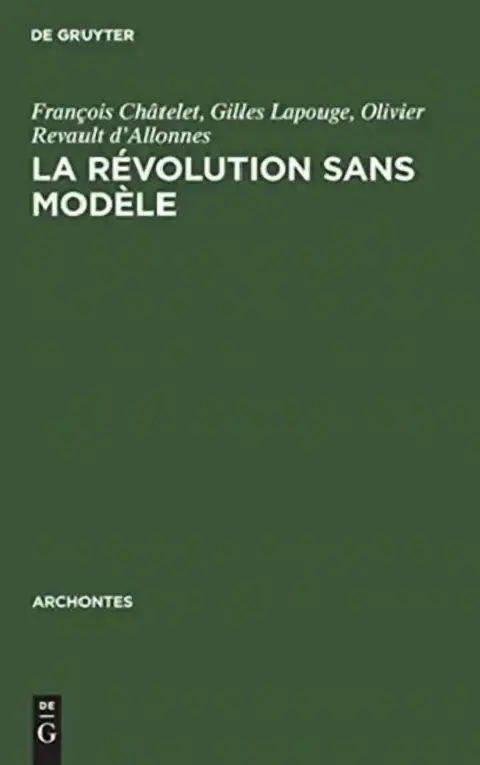 Cover of La révolution sans modèle