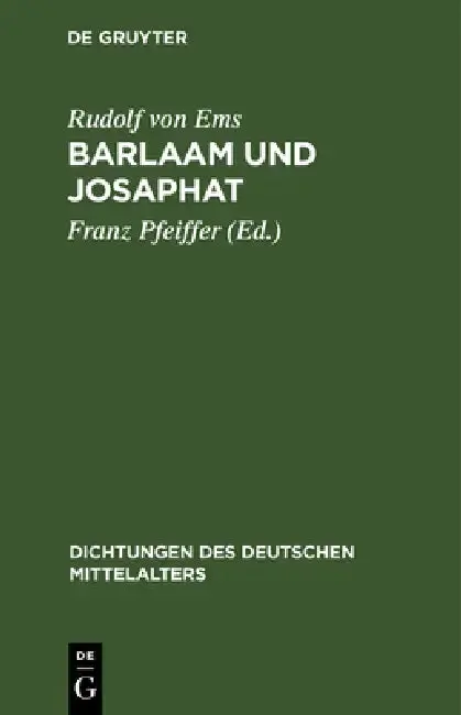 Cover of Barlaam und Josaphat