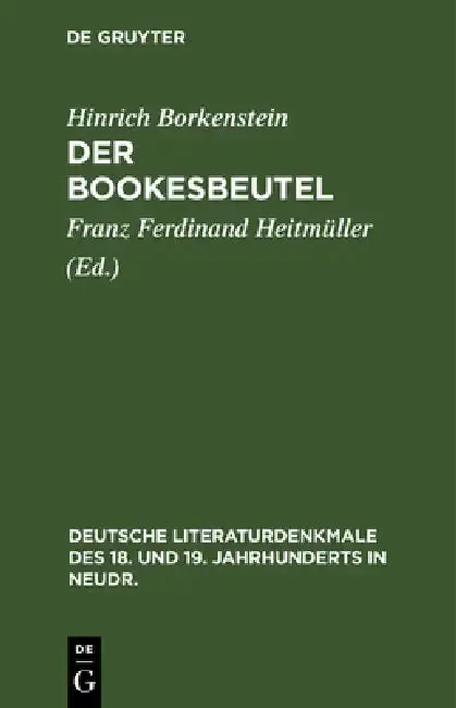 Cover of Der Bookesbeutel