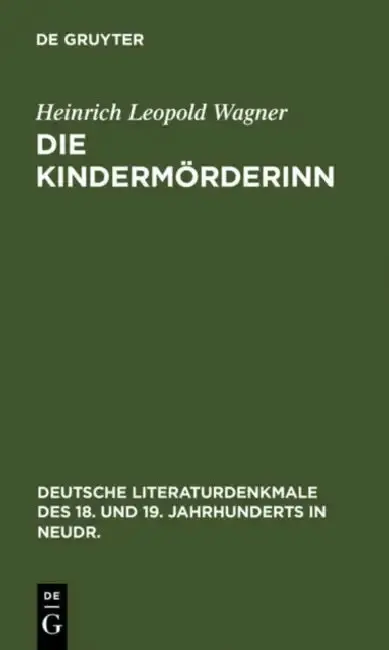 Cover of Die Kindermörderinn