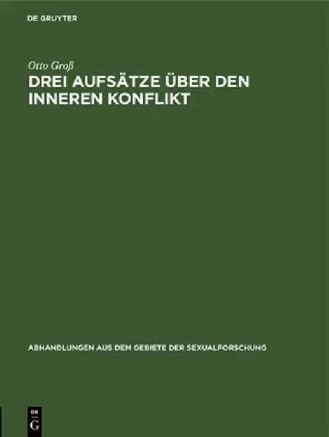 Cover of Drei Aufsätze Über Den Inneren Konflikt