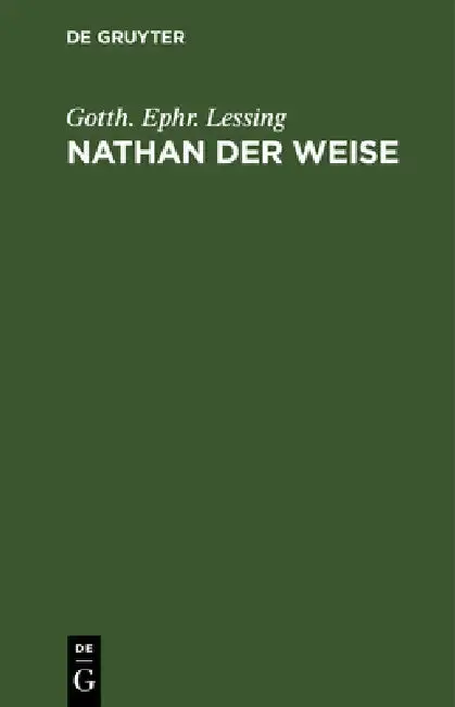 Cover of Nathan Der Weise