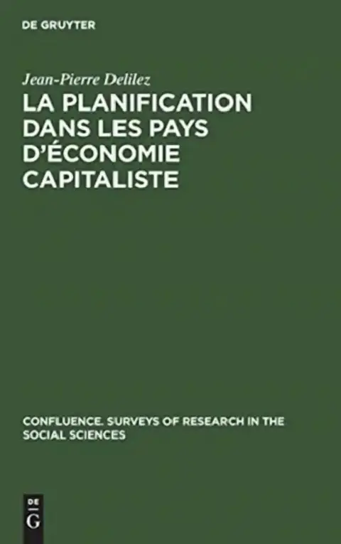 Cover of La planification dans les pays d'économie capitaliste