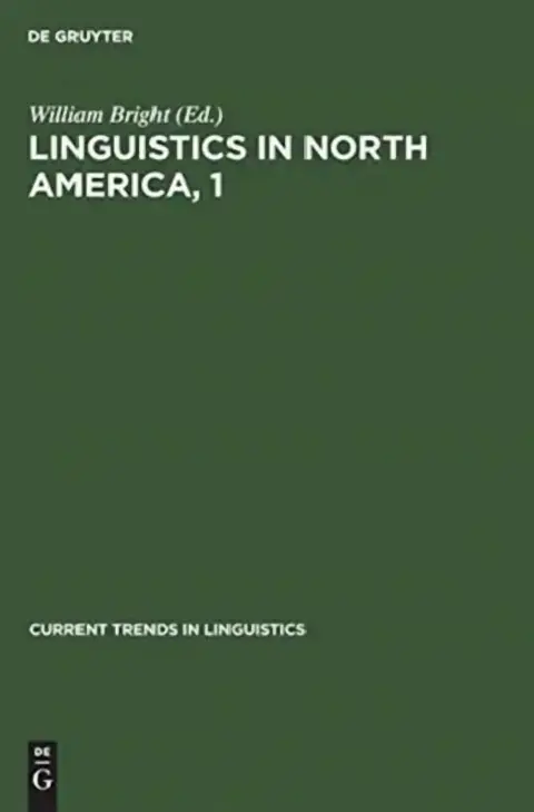 Cover of Linguistics in North America, 1