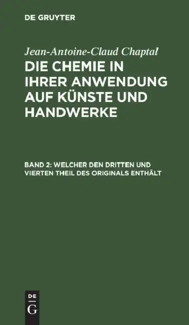 Cover of Welcher Den Dritten Und Vierten Theil Des Originals Enthält