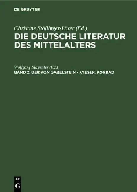 Cover of Der Von Gabelstein - Kyeser, Konrad