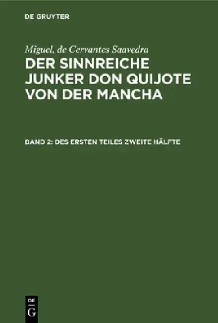 Cover of Des Ersten Teiles Zweite Hälfte