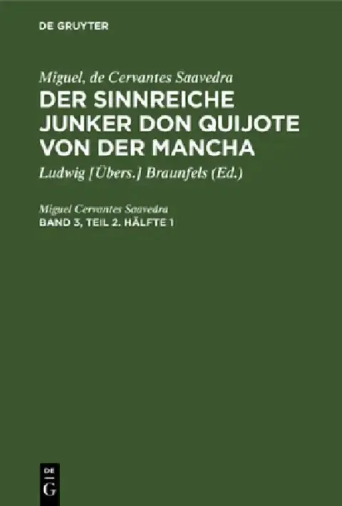 Cover of Miguel, de Cervantes Saavedra