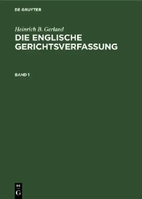 Cover of Heinrich B. Gerland