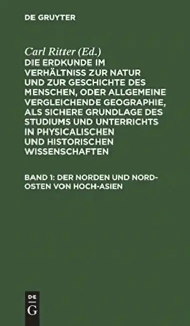 Cover of Der Norden und Nord-Osten von Hoch-Asien