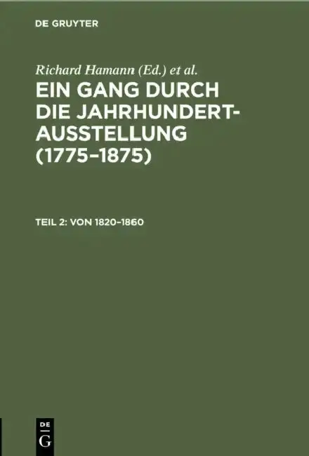 Cover of Von 1820-1860