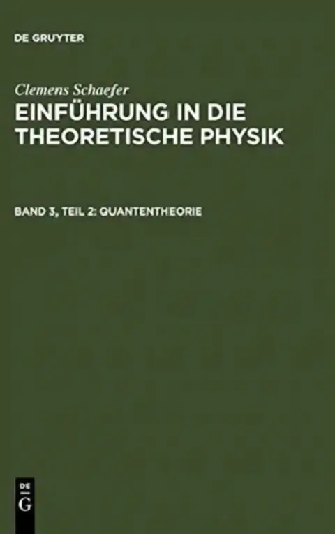 Cover of Quantentheorie