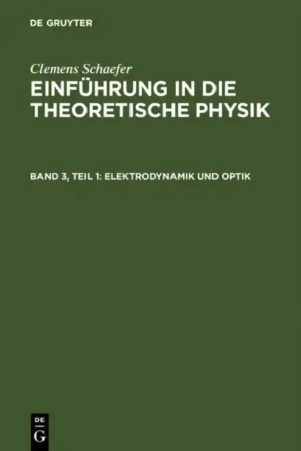 Cover of Elektrodynamik und Optik