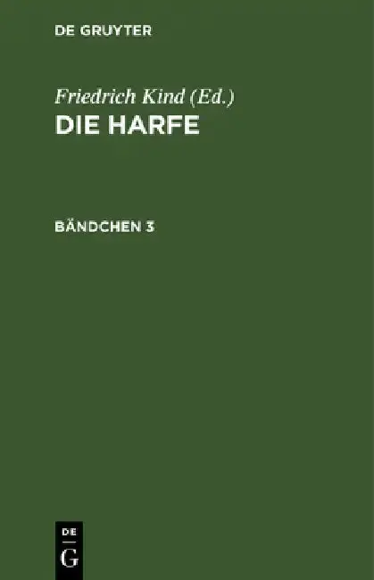 Cover of Die Harfe. Bändchen 3