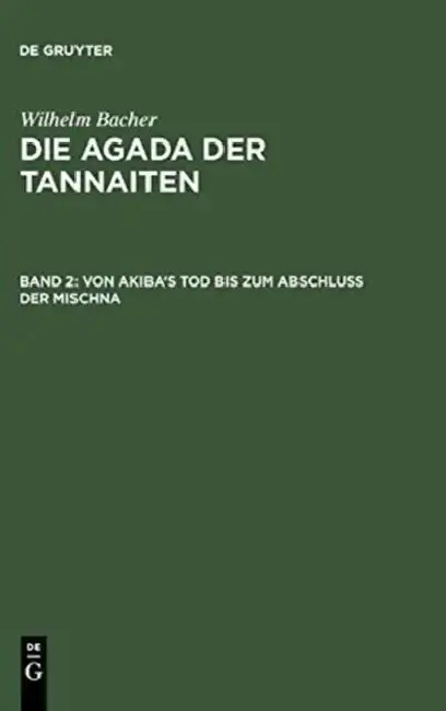Cover of Von Akiba's Tod Bis Zum Abschluß Der Mischna