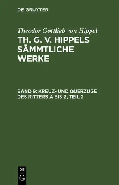 Cover of Kreuz- Und Querzüge Des Ritters a Bis Z, Teil 2