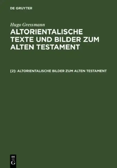 Cover of Altorientalische Bilder Zum Alten Testament