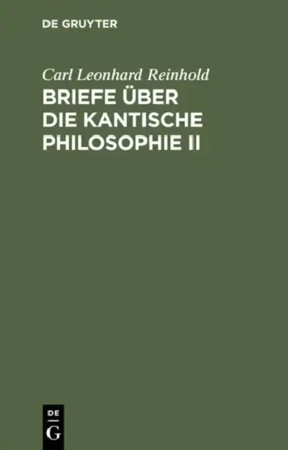 Cover of Briefe über die Kantische Philosophie II