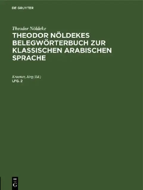 Cover of Theodor Nöldeke