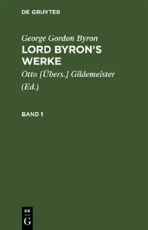 Cover of George Gordon Byron