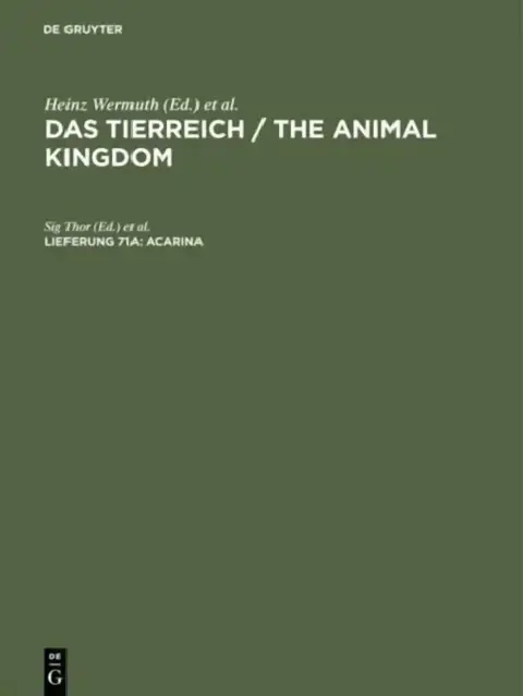 Cover of Acarina