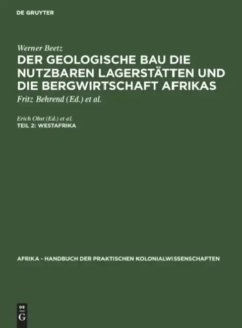Cover of Westafrika
