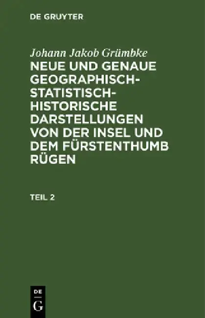 Cover of Johann Jakob Grümbke