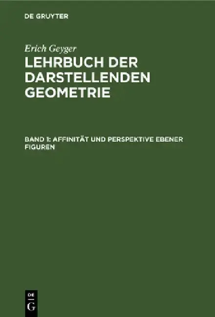 Cover of Affinität Und Perspektive Ebener Figuren