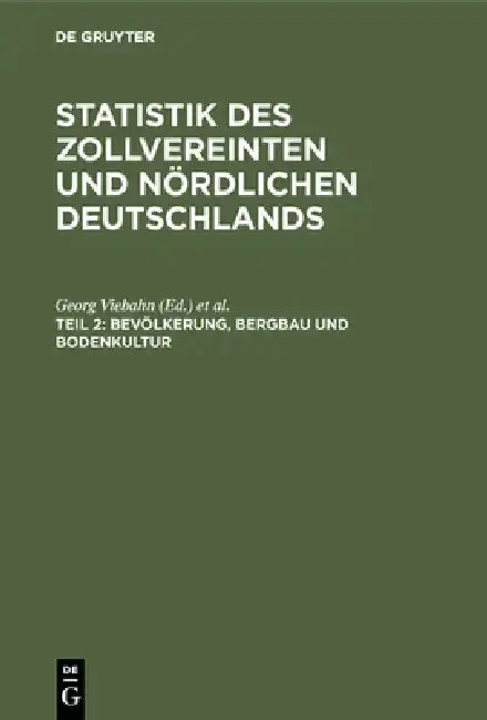 Cover of Bevölkerung, Bergbau und Bodenkultur
