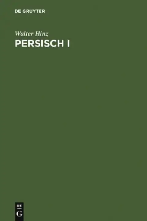 Cover of Persisch I