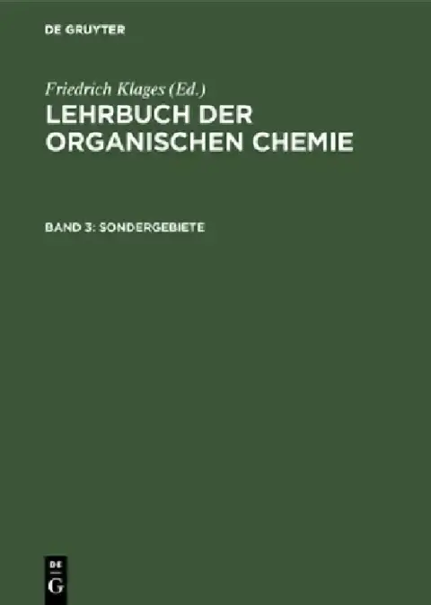 Cover of Sondergebiete