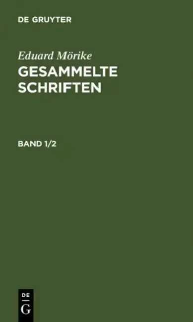 Cover of Eduard Mörike