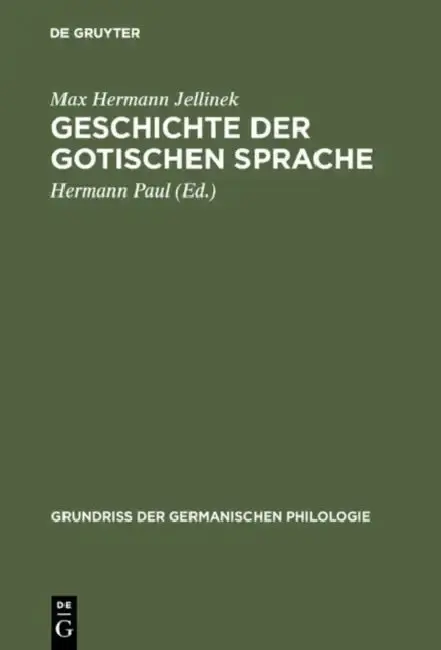 Cover of Geschichte der gotischen Sprache